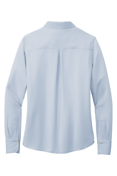 Brooks Brothers Women's Full-Button Satin Blouse